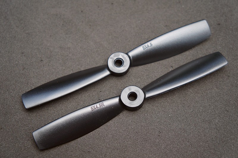 Гвинти для мультикоптера 5045 пара червоні (CW+CCW)  (світлина #2)