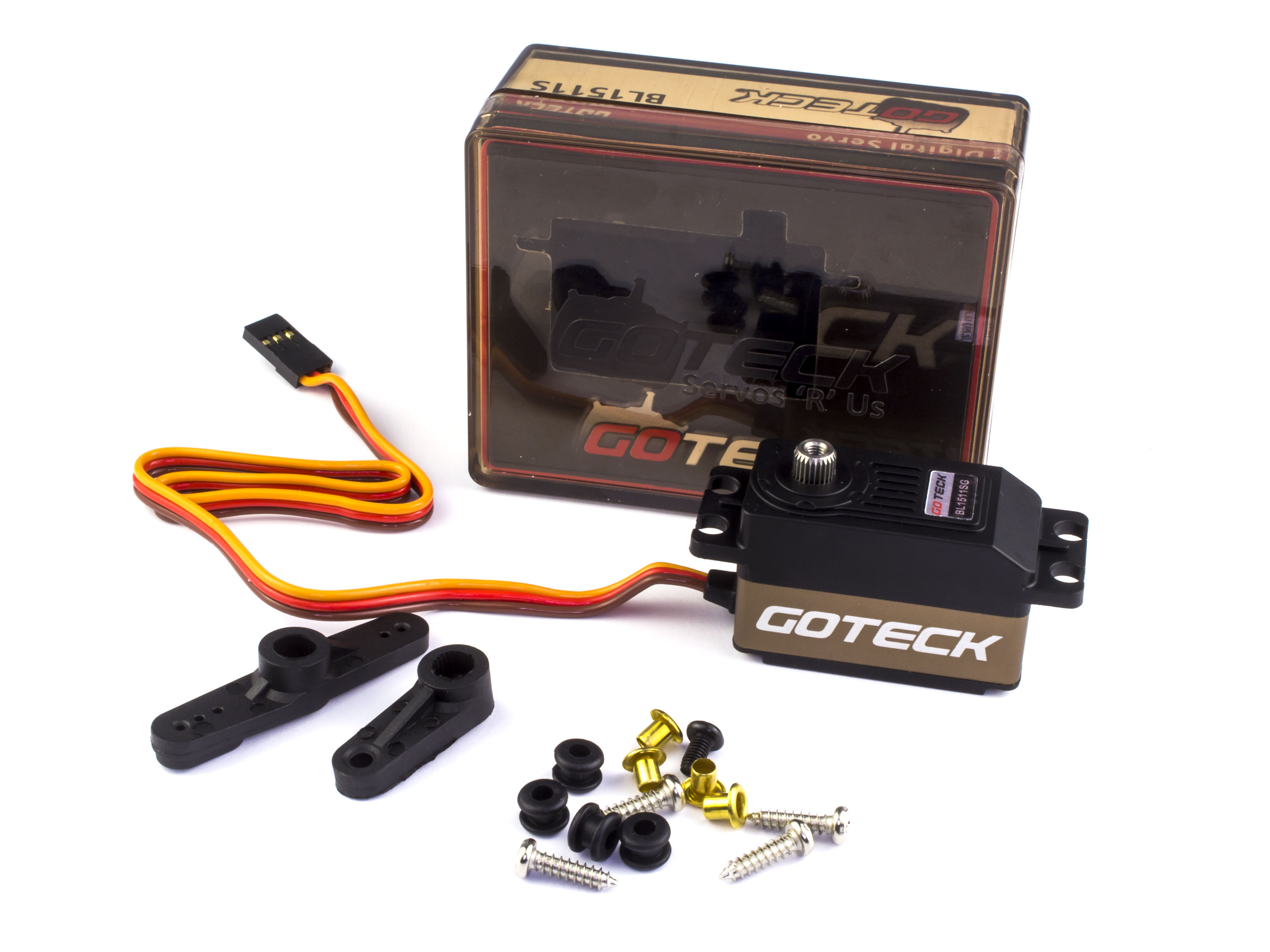 Сервомеханізм цифровий Goteck BL1511S 45g/12kg/0.07sec(4.8В) (світлина #5)