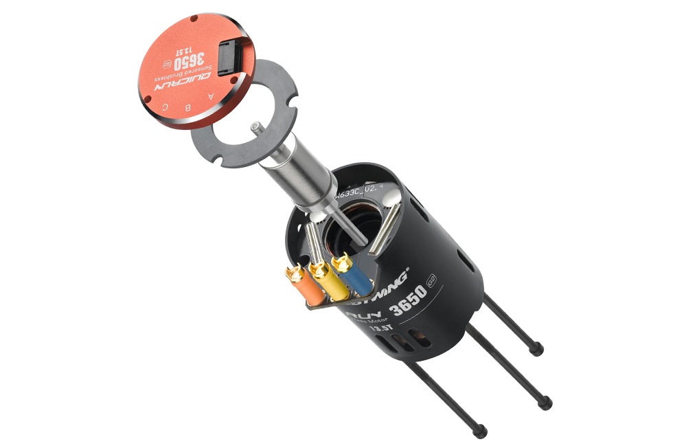 Безколекторний двигун HobbyWing QuicRun G2 3650SD 13.5T (світлина #5)