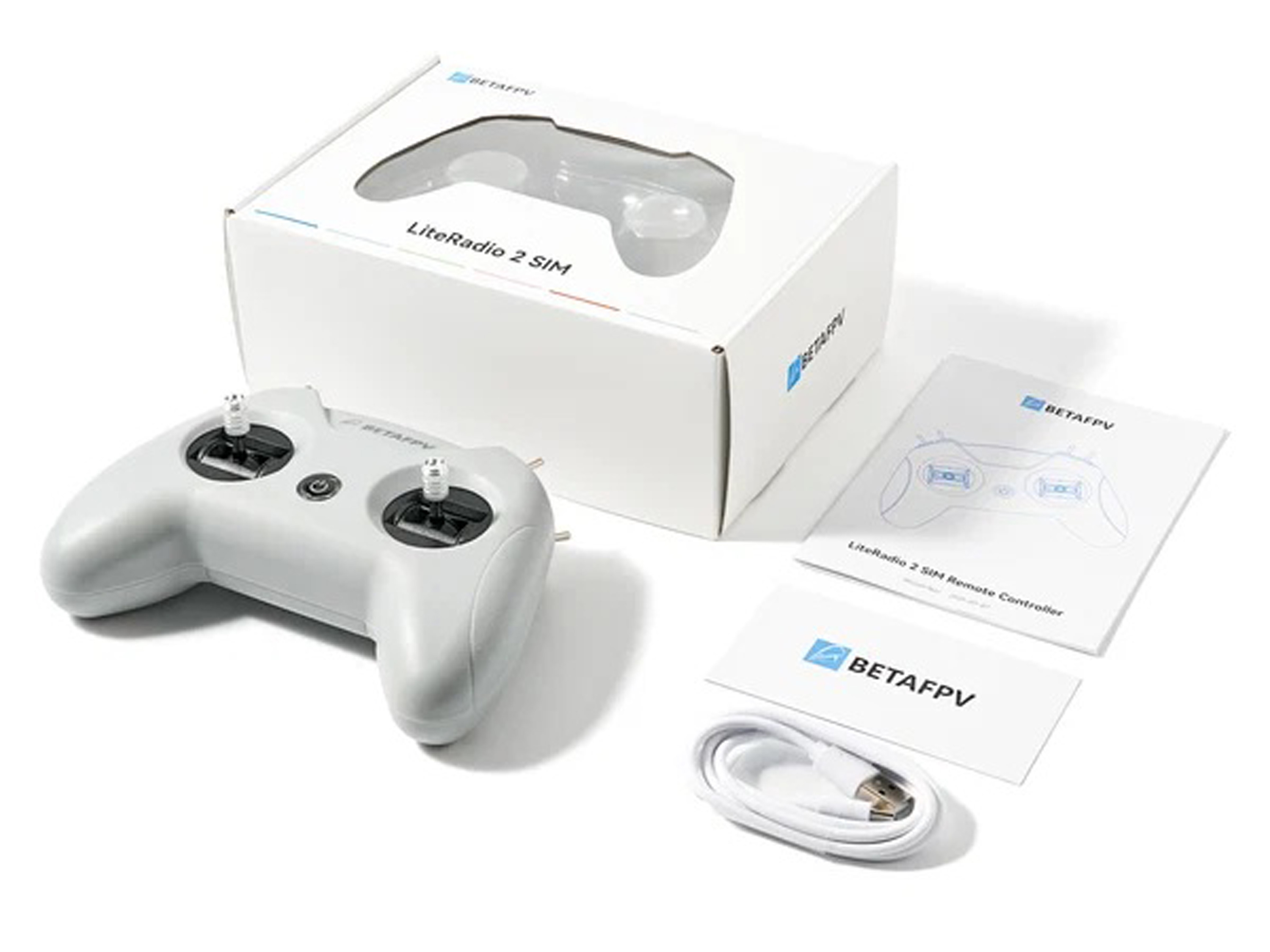 Авіасимулятор польотів BetaFPV LiteRadio 2 USB (Light Gray), Світлина 5