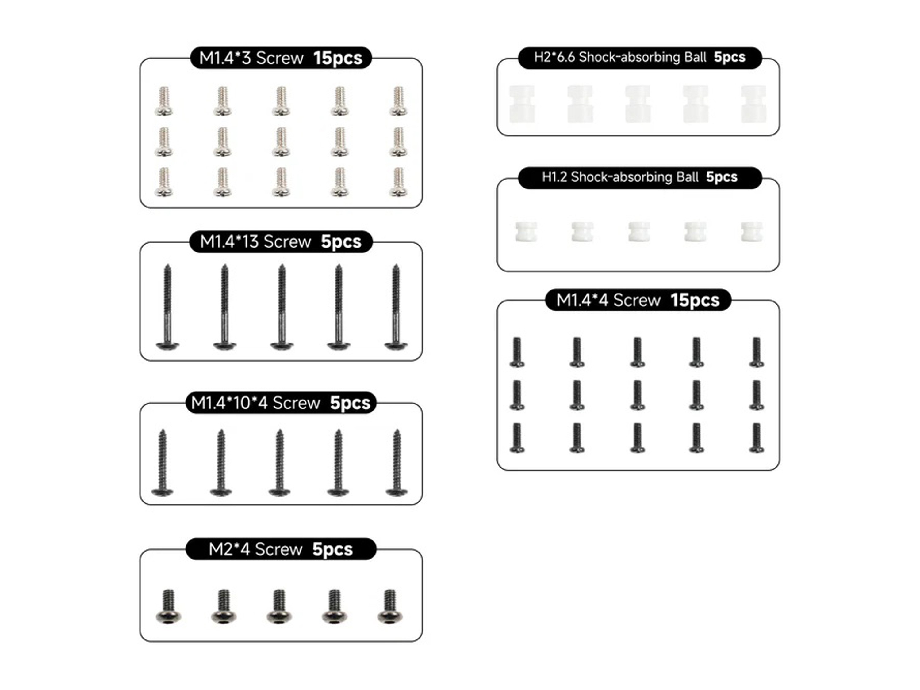 Набір елементів кріплення BetaFPV для Meteor65 Pro O4/Meteor75 Pro O4, Світлина 2