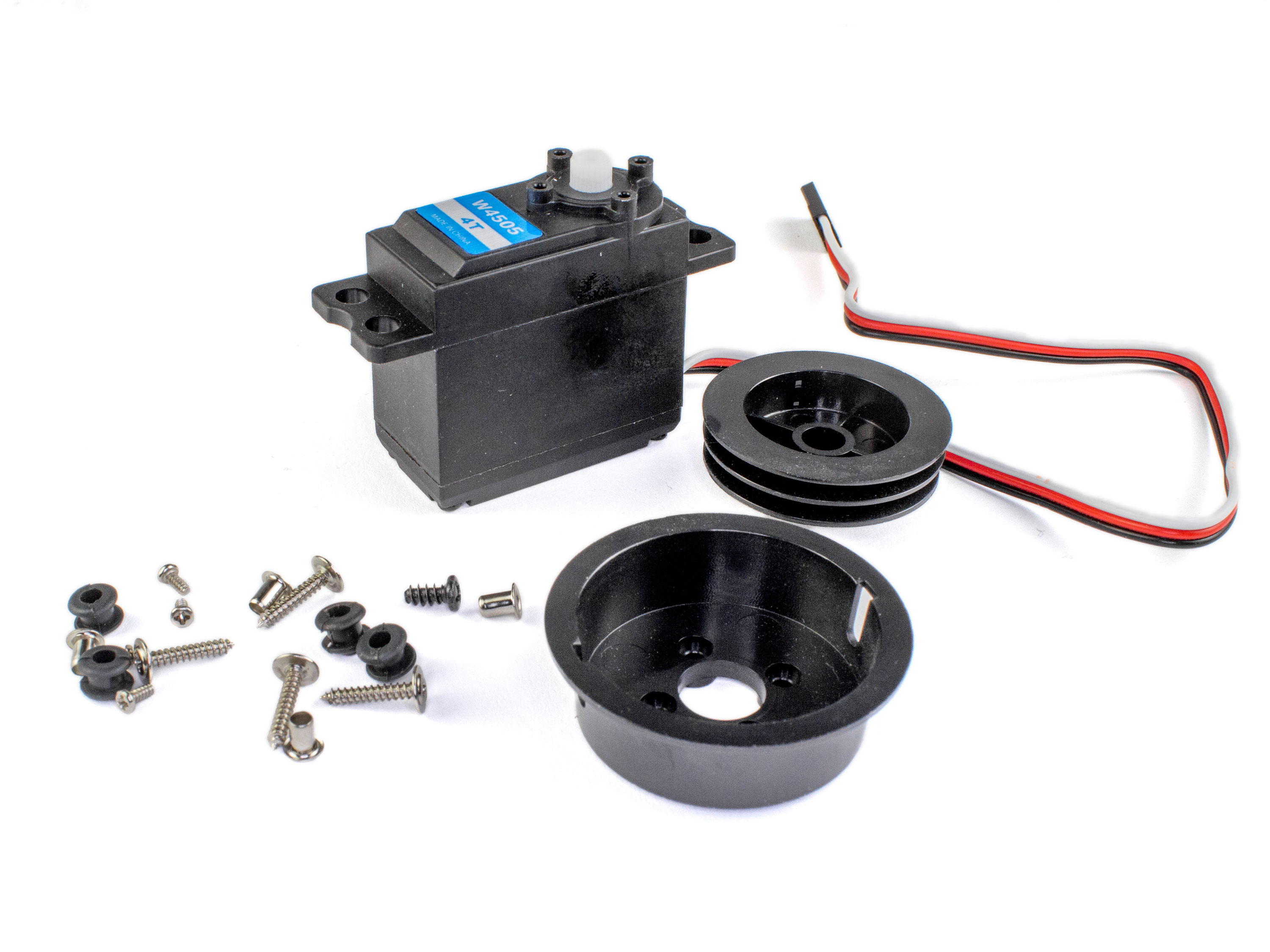 Сервомеханізм аналоговий (серво-лебідка) JX W4505-6T 46g/5.25kg/0.9sec (4.8В) (світлина #4)