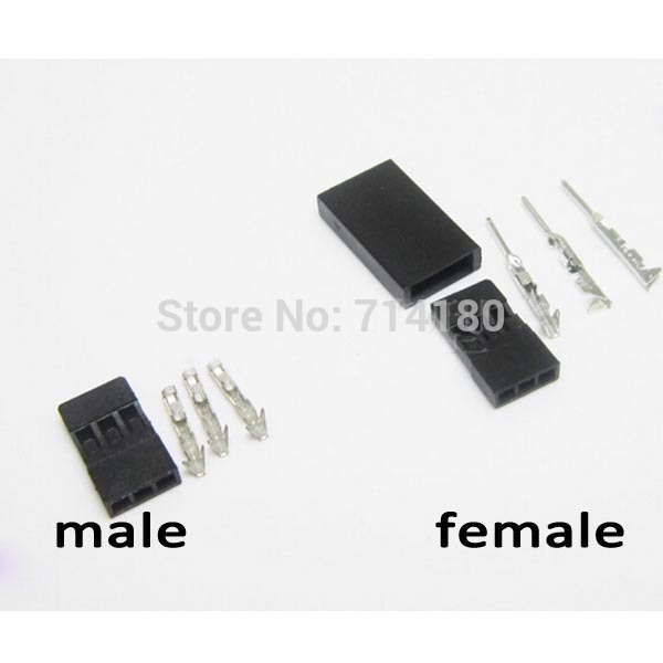 Роз’єм для сервомеханізмів JR (позолочений) (світлина #2)