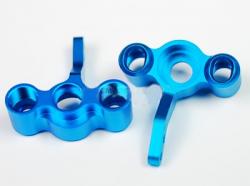 Передний поворотный кулак HSP (алюминий) 1/10 синий (пара) (122011)