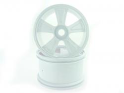 Диски для траггі і монстрів (пара) білі 1/8 