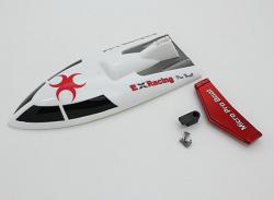 Запасная верхняя часть корпуса катеров Serpent 2 Mini V-Hull 360мм