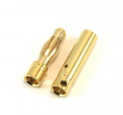 Роз’єм 4мм позолочений (пара)