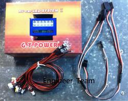 Світло для автомоделей 12 LED Smart 1/10 Drift On Road RC Car LED Lighting System 