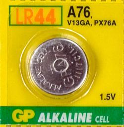 Батарейка GP Alkaline A76 (LR44)