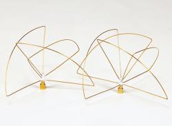 Комплект антен кругової поляризації 900МГц RP-SMA короткі