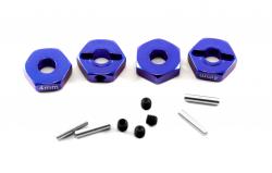 Алюмінієвий шестигранний адаптер 4мм х 12мм (4шт)