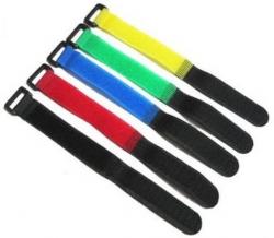 Ремінець (20см) для фіксації акумулятора на липучці (зелений)