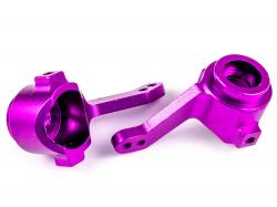 Передній поворотний кулак HSP 102011 (алюміній) 1/10 фіолетові (пара)