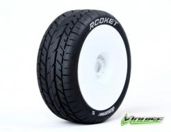 Колеса Louise Buggy 1/8 Racing B-ROCKET Soft білі (пара)