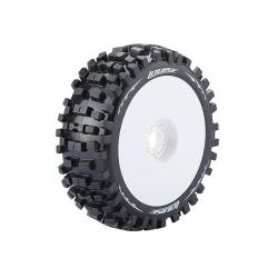 Колеса Louise Buggy 1/8 Racing B-ULLDOZE Soft білі (пара)