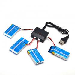 USB зарядний пристрій 4в1