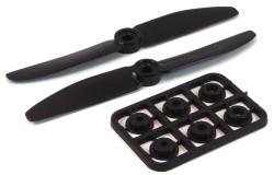 Гвинти для мультикоптера 5030 пара чорні (CW+CCW)