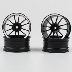 Диски алюмінієві 1/10 RC On-Road (чорні)