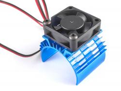 Алюмінієвий радіатор 34мм з вентилятором(типорозмір 540, 550)