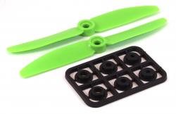 Гвинти для мультикоптера 5030 пара зелені (CW+CCW)
