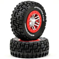 Колеса Dynamite SpeedTreads Breakaway  1/10 SC 12мм (пара) Front