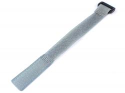 Ремінець (25см) для фіксації акумулятора на липучці (сірий)