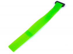 Ремінець (25см) для фіксації акумулятора на липучці (салатовий)