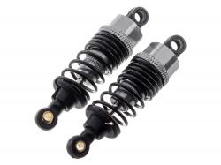 Масляні амортизатори 60мм для автомоделей 1/10 2шт (Gun metal)