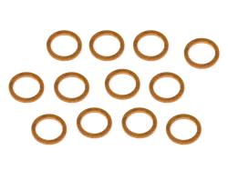 Шайба бронзовая Koford на ось 2.37мм заднего моста трассовых автомоделей М296 (12шт)