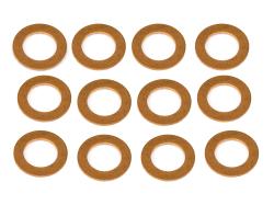 Комплект бронзовых шайб Koford на ось 2мм трассовых автомоделей (12шт) #М265