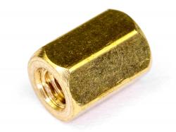 Стійка латунна з двосторонньою внутрішньою різьбою M3х7мм