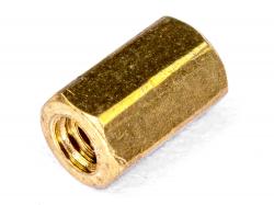 Стійка латунна з двосторонньою внутрішньою різьбою M2х5мм