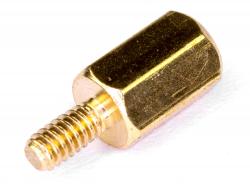 Стійка латунна гвинт-гайка M2х6мм