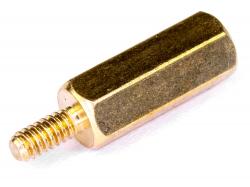 Стійка латунна гвинт-гайка M2х10мм
