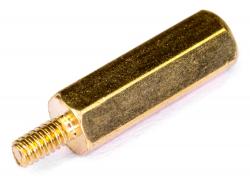 Стійка латунна гвинт-гайка M2х12мм