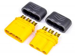 Роз’єм нейлоновий Amass MR30 з ізолюючою насадкою (пара)