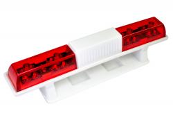 Поліцейська автомобільна світлодіодна мигалка AX501 (червоний-червоний)