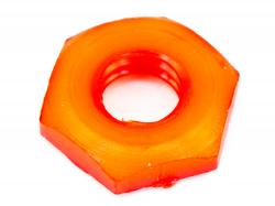 Пластмассовая гайка для крепления токосьемника трассовых автомоделей(различные цвета)