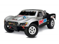 Автомодель шорт-корс Traxxas Slash 4x4 4WD 1/16 RTR (70054-1 Silver)