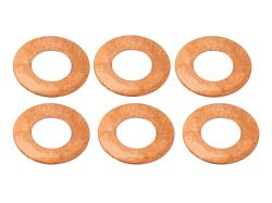 Набір бронзових шайб Koford під гайку кріплення струмознімача трасових автомоделей (6шт) #М321