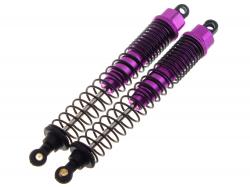 Масляні амортизатори 120мм для автомоделей 1/10 2шт (Фіолетові)