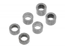 Набор алюминиевых проставок DE на ось 2мм #713