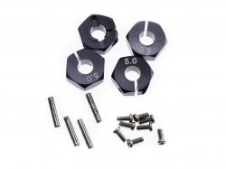 Алюмінієвий шестигранний адаптер 5мм х 12мм (4шт)