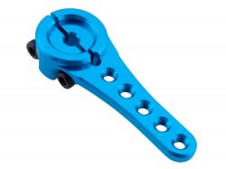 Алюмінієва качалка 25Т 46мм для сервомеханізмів (синя)