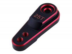 Алюминиевая качалка 25Т 32мм для сервоприводов (черная)