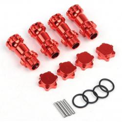 Адаптер колісний шестигранний 17мм для моделей 1/8 (червоний) HSP 89108