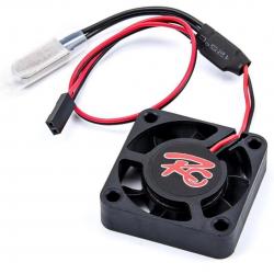 Охолоджуючий вентилятор 40х40мм з датчиком температури (чорний)