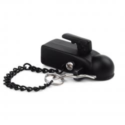 Металеве кріплення причепа для автомоделей масштабу 1/10 (чорне)