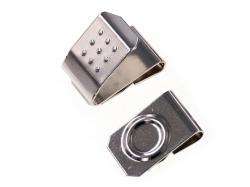 Контакти "+" і "-" для акумуляторів 18650 (пара)