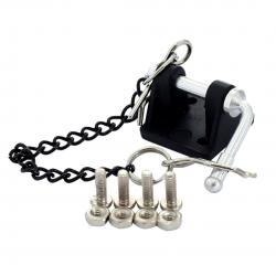 Металевий буксирувальний гачок для причепа автомоделей масштабу 1/10